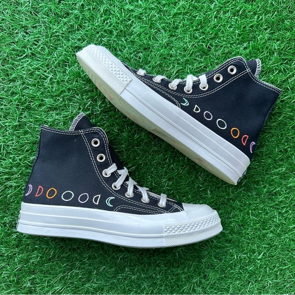 💝Converse Chuck 70 Hi Black / Vintage White - Picture 7 of 10